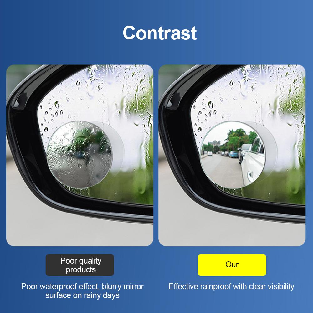 2 buc Oglindă auto Hd oglindă convexă unghi orb Oglindă retrovizoare automată cu unghi larg de 360 ​​de grade Oglinzi pentru parcare pentru vehicule