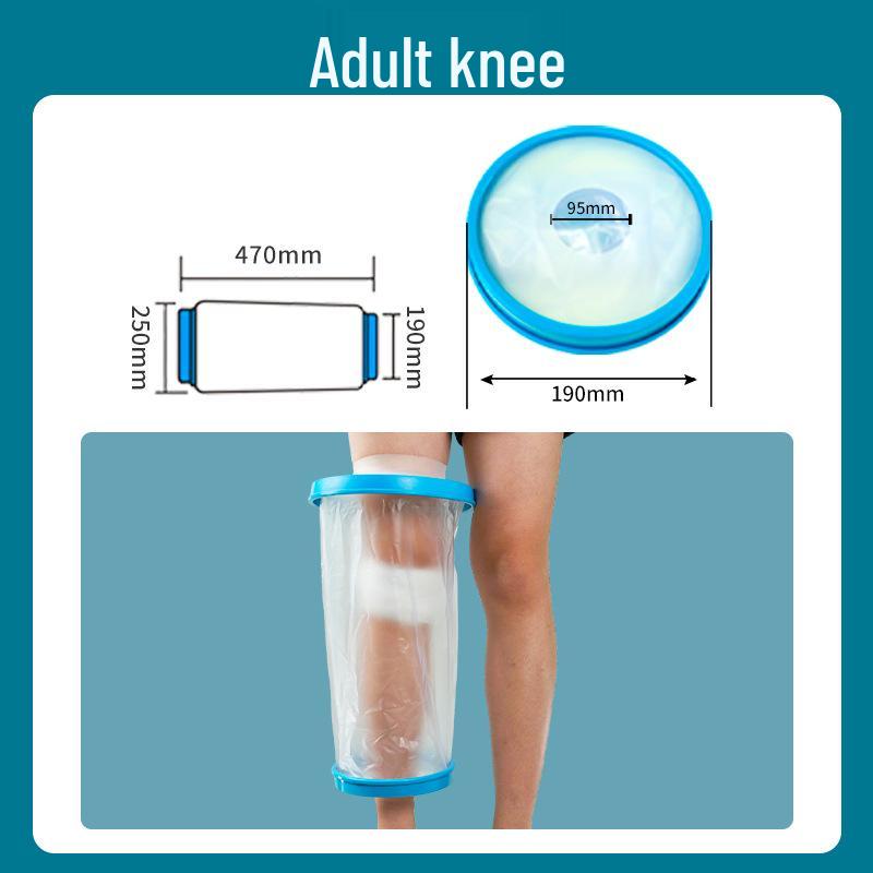 Waterproof Adult Cast & Wound Protector for Knee, Leg, Ankle, and Hand