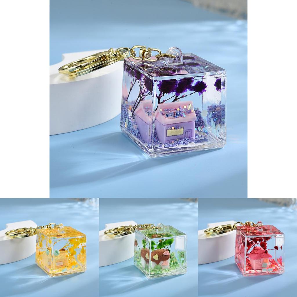 Sandinoil Acrylic Keyring For Couples And Colleagues With Gold Clasp Ideal For Celebrations And Promotional Gifts