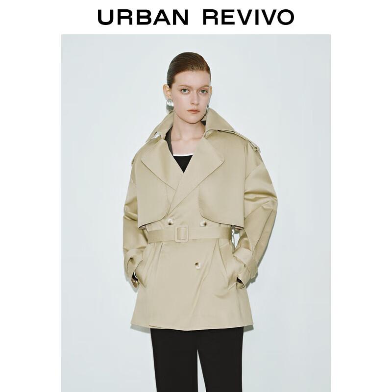 UR Women s French Style Double-Breasted Trench Coat L