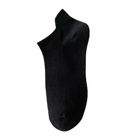 Plus Size Men's Summer Low-Cut Sport Cotton Socks, Breathable & Odor-Resistant, Size 46-50