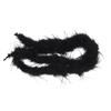 Feather Trim Scarf Add Glamour to Your Outfit with 2M Ostrich Feathers