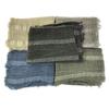 Striped Men's Striped Scarf Neckerchief Short Tassel Scarves Shawls  Wrap  for Men Women