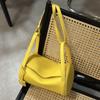 New Pen Holder Bag First Layer Cowhide High-end Pillow Bag Women's Underarm Bag Single Shoulder Messenger Bag Women's