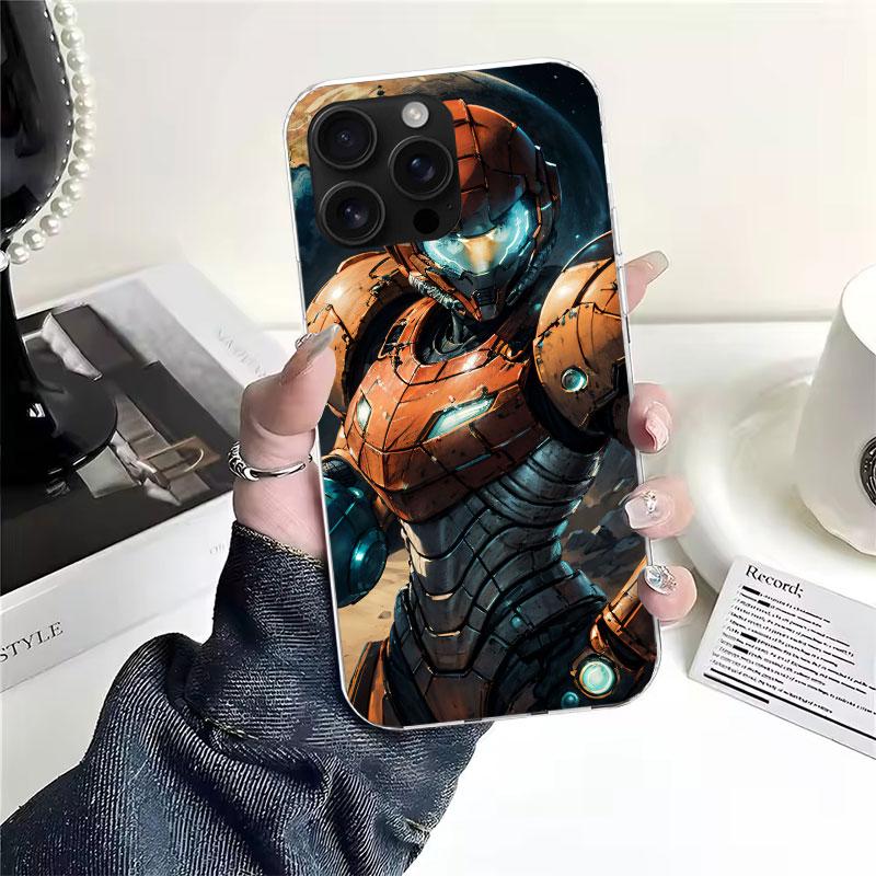 

Game M-Metroids Soft Phone Case For IPhone 11 17 Air 16E 16 Pro Max 15 + 14 Plus 13 Mini 12 Apple 7 SE 8 Fundas Coque 11 17 Air iPhone 16 Plus