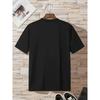 European sizes Men'S Heat Transfer Casual Graphic T-Shirt - Featuring a Print, Short Sleeves, Round Neck, Made of Lightweight.