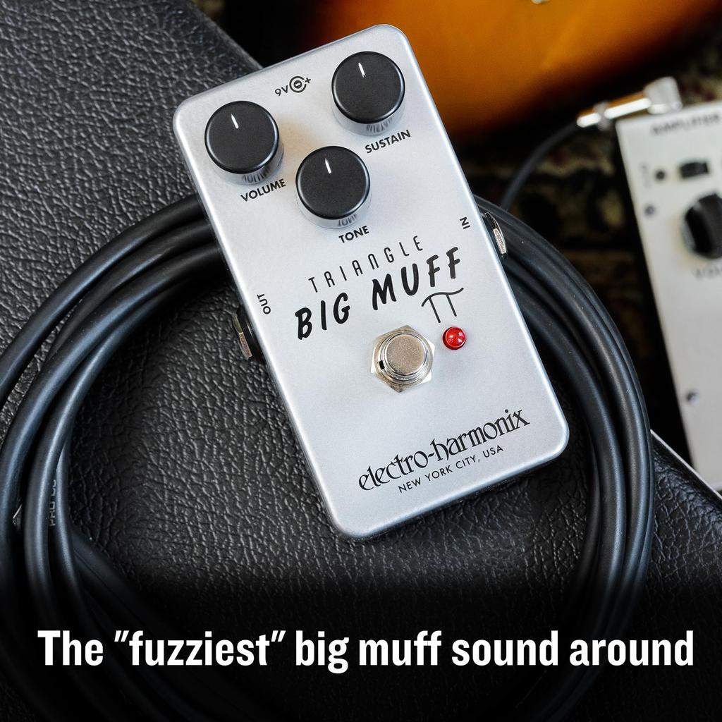 Big Muff Pi Distortion Fuzz Electro-Harmonix/Triangle Distortion/Sustainer