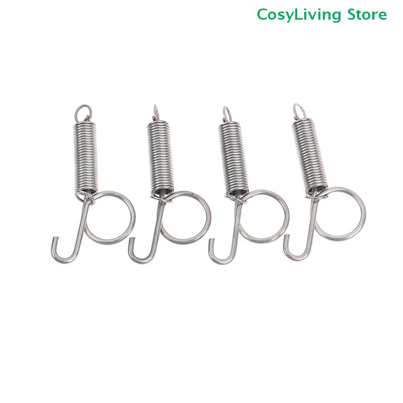 10Pcs Multipurpose Spring Lock Animal Pet Cage Latches Lock Spring Rabbit Cage Door Tension Spring With Hook