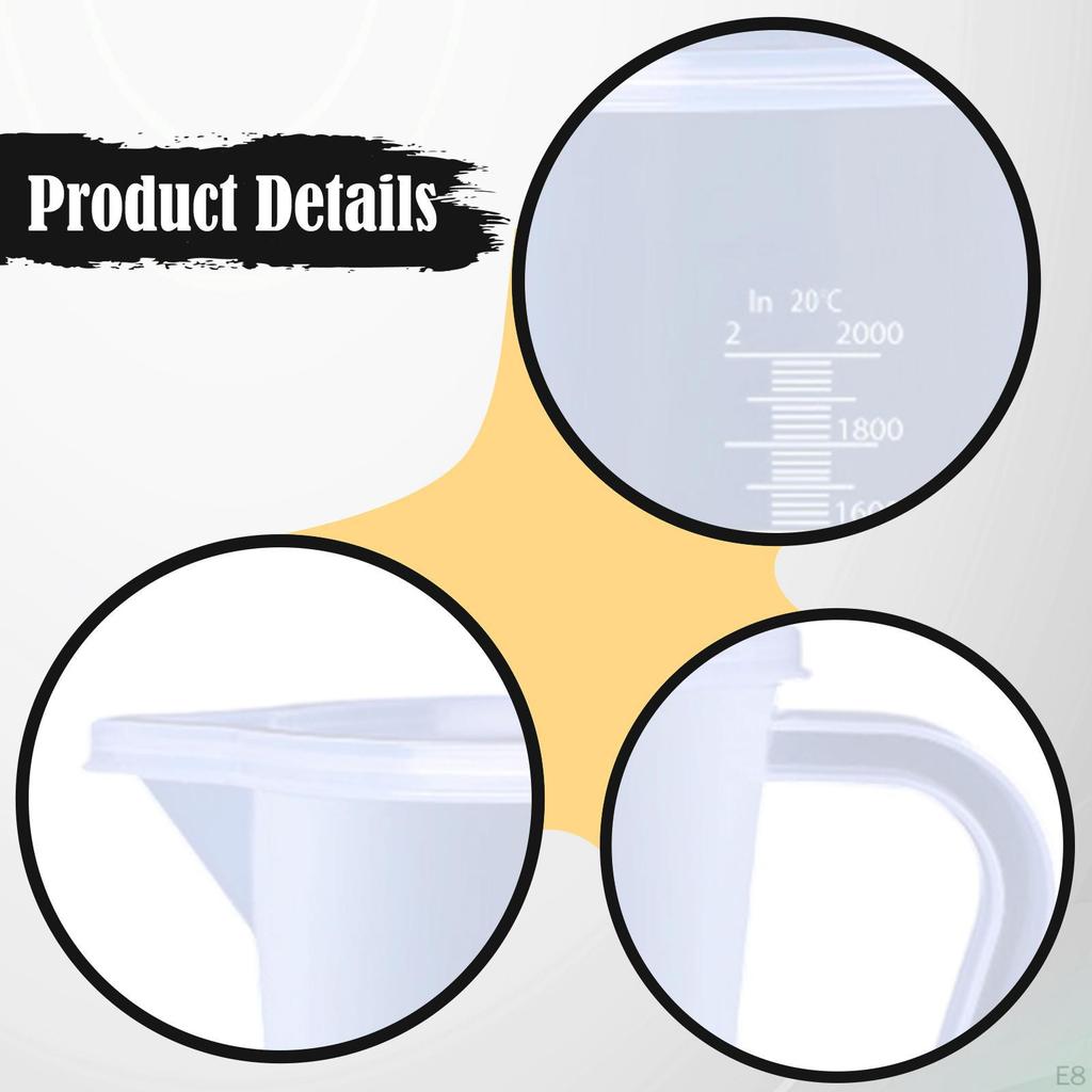 Measuring Cup for Kitchen Utensils, Easy to Pour, Liquids, Oil, Milk, Juices And Baked