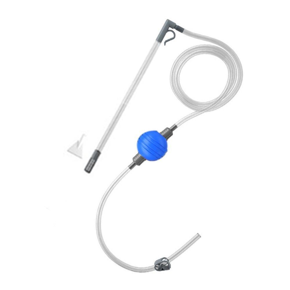 Removable Fish Tank Gravel Filter 1.9M Fish Tank Water Changer Siphon Water Pump Cleaner  Fish Tank