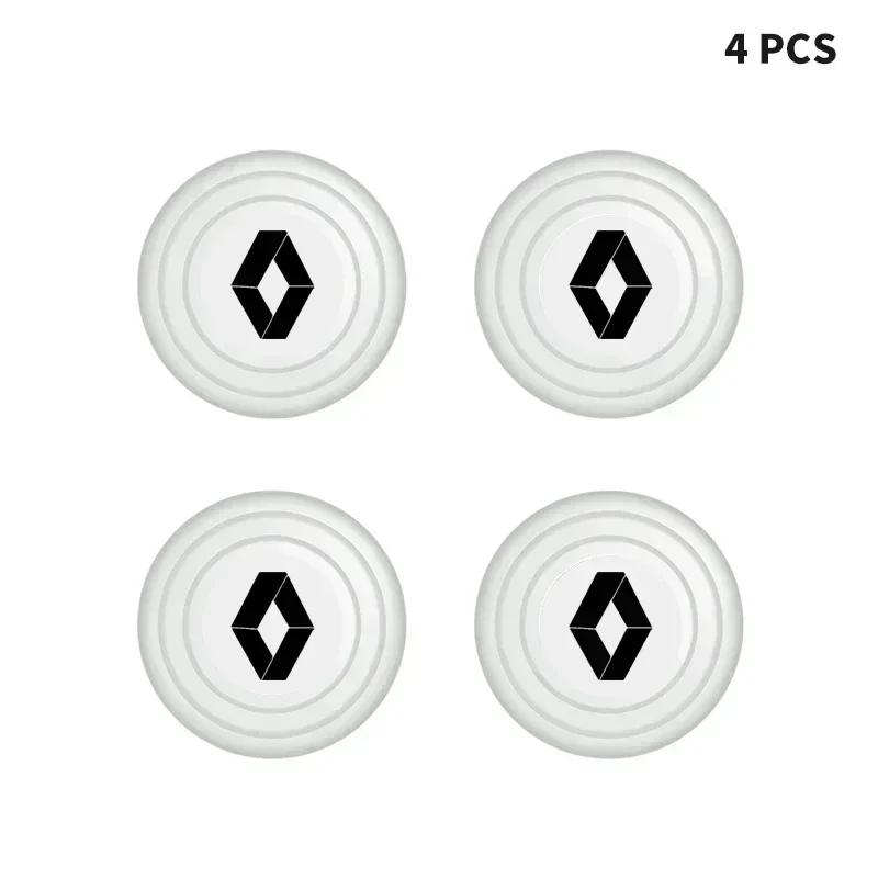 1/2/4pcs Car Door Silent Gasket Shock-absorbing Stickers For Renault Megane 2 3 4 Twingo Clio Talisman Captur Trafic Kwid S777