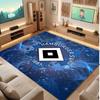 Tappeto in Velluto di Cristallo con Stampa Calcio Hamburger SV, Comodo Assorbente d'Acqua Antiscivolo Tappeto per Pavimenti Interni