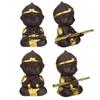 Chinese Purple Clay Kung Fu Tea Set Tea Pet Monkey King for Home Tea Tray Decoration Tea Tray Sun Wukong Statues Sculptures