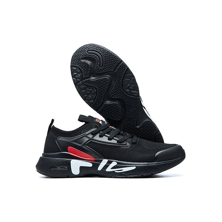 Fila Athletics Mind 3s Comfortable Sports Fabric Low-Top Casual Running Shoes Women Sneaker Black A12W122106FWB