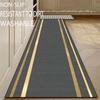 Modern Simple Home Corridor Passageway Carpet Decoration Stairs Runner Long Rugs Kitchen Area Non-slip Washable Custom Floor Mat