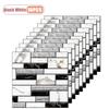 10PCS 3D Self Adhesive Wall Sticker PVC Waterproof Thick Wallpaper for Home Decoration Background Wall Renovation Peel and Stick