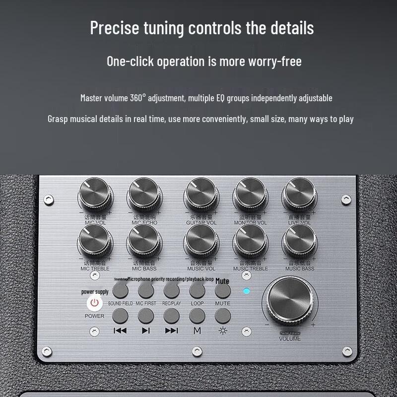 W-King T6S Portable Karaoke Bluetooth Speaker