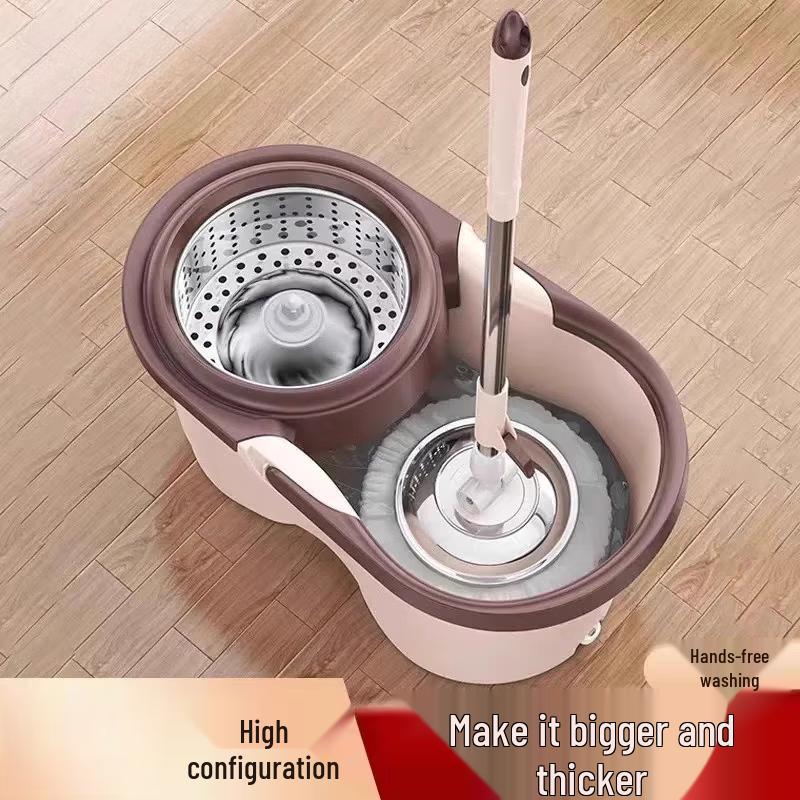 Thickened Hand-Free Rotating Mop Set