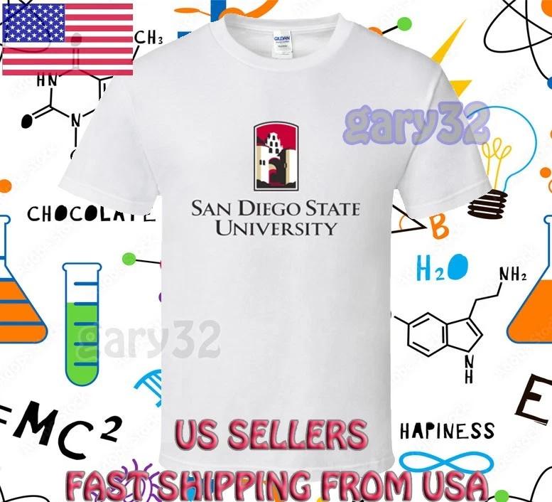 NEW SHIRT SAN DIEGO STATE UNIVERSITY RACING LOGO T shirt FUNNY USA SIZE S-5XL M