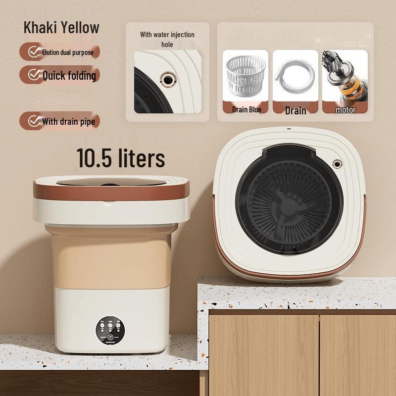 ZISIZ Mini Portable Washing Machine with Spin Dryer