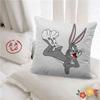 Pillow Bugs Bunny Cushion Cover Luxury Decorative Pillowcases For Pillows 45X45 Pillowcase Decor 40X40 Pilow Cases Sofa Cushions