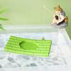 Floating Aquarium Decor Miniature Garden Decor Old Man Fishing Floating Raft Design Fish Tank Landscape Decoration