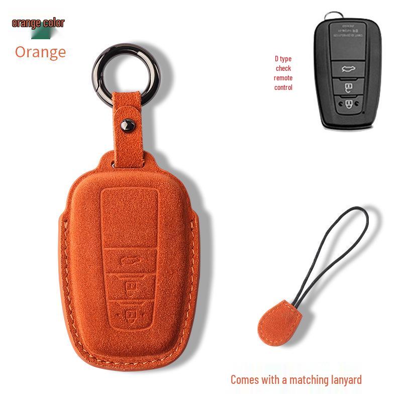 Toyota Corolla Suede & Leather Key Case for Avalon, Camry, Levin, RAV4, Highlander