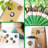 500 Pieces of Children's Animal Stickers - Circular Jungle Birthday Party Gift Decoration - for Teachers and Students' Classroom Rewards