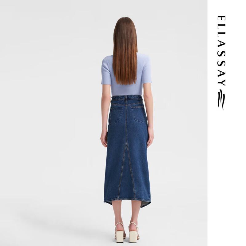 ELLASSAY Women's Slim Fit Short Sleeve Knit Top