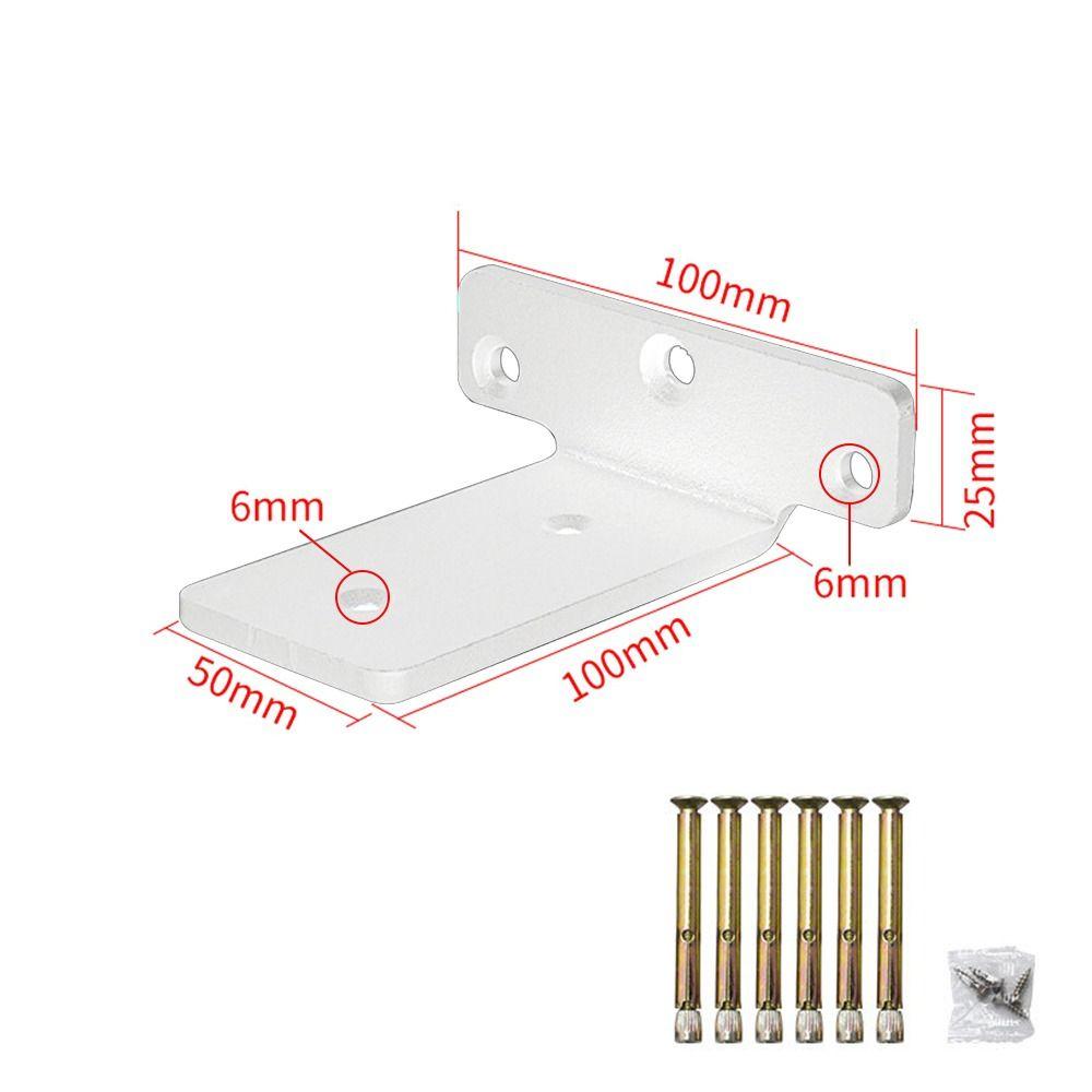 

4-8 Inch Concealed Shelf Bracket White Black Steel Shelf Wall Mount Bracket Home And Kitchen DIY Furniture Hardware
