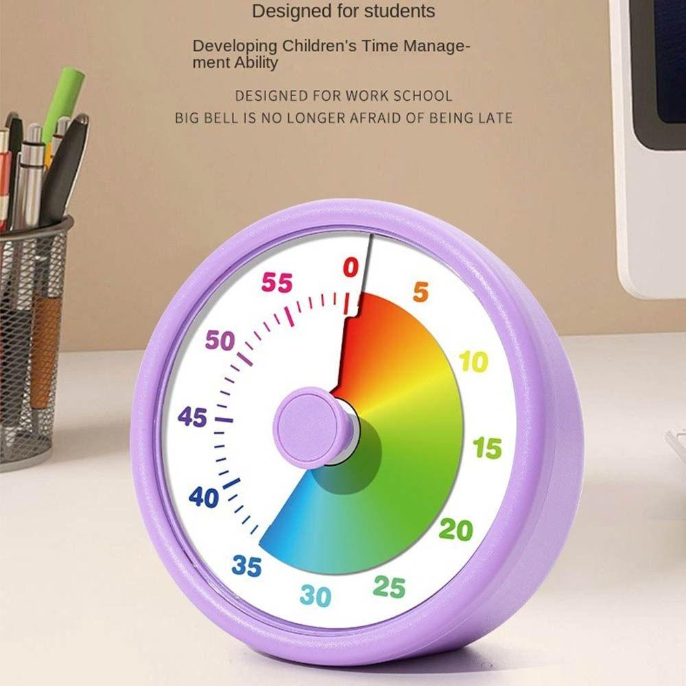 Visualization Round Visual Timer Self-discipline Countdown Alarm Clock  Kids Children Reminder