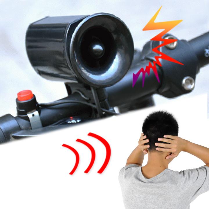 

Cycling Bike Bicycle Loud Electronic Horn Bell Ring Alarm 6 Sounds Siren