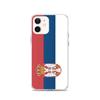 Phone Case – Flag of Serbia – Compatible iPhone 12 – Soft Case – Resistant and Shockproof - Silicone - Pixelforma