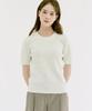 210EDIT Unisex Cable Round Neck Cool Knit [Cream]_Zf2Sw070