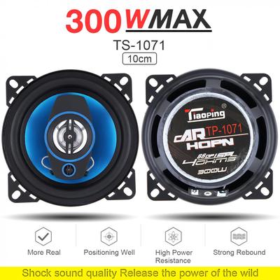 2 stücke 4 Zoll 2 Weg 300 W Auto Lautsprecher Automobil Auto HiFi Audio Vollständige Palette Frequenz Koaxial Lautsprecher