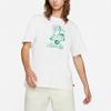 Nike SB Skateboarding Print Loose Knit Short Sleeve T-Shirt Men Tops White DD1309-100