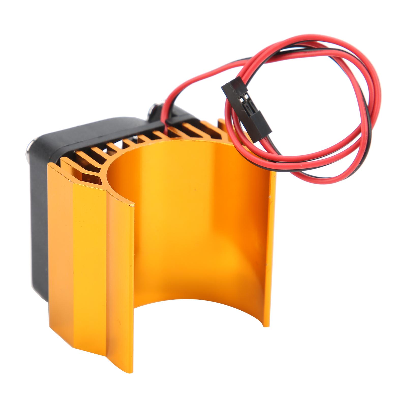 

110 RC Car 3650 Brushless Motor Cooling Fan 540 Brushed Motor Fan with Heatsink