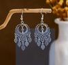 Vintage European & American Style Hollow Fashion Pendant Earrings for Women