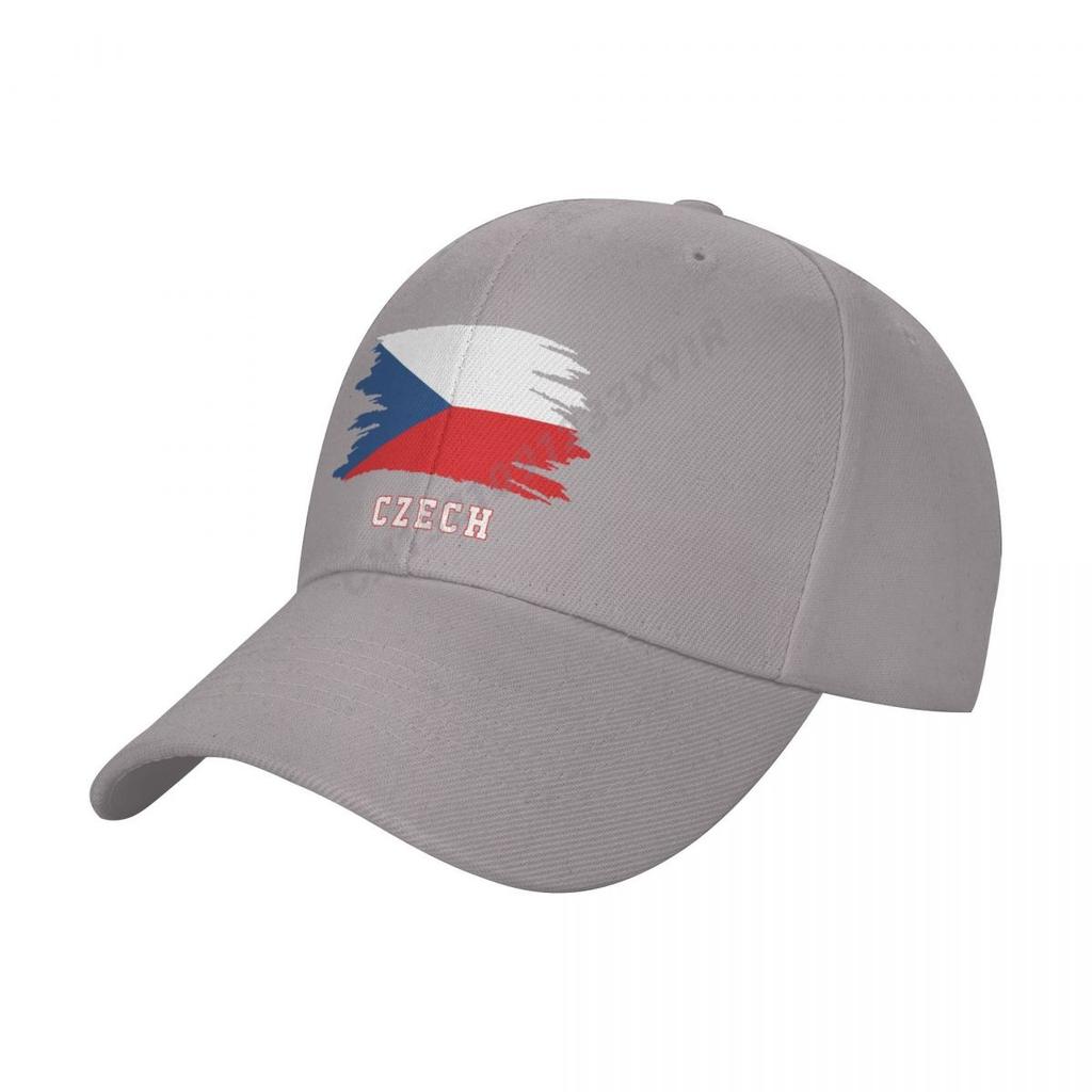 Baseball Cap Czech Republic Flag Cool Czechs Fans Wild Sun Shade Peaked Adjustable Outdoor Caps for Unisex Women