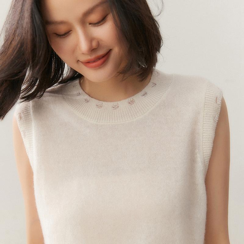 Qinghe 100% Pure Cashmere Women's Sweater - Ultra Soft Luxury Winter Pullover