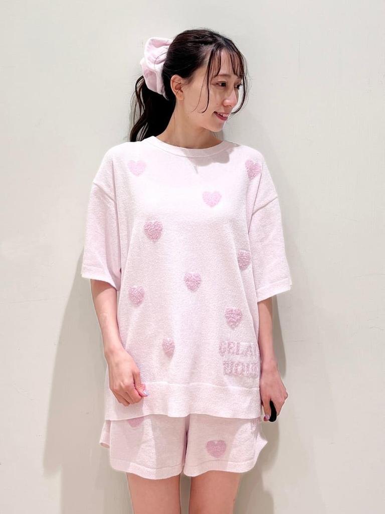 Elastic de păr JQD cu inimă PWGA252565PNKF