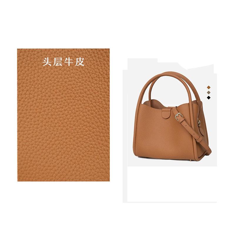 High-end Retro Bucket Bag, Women's Bag, Niche Commuting Handbag, Fashionable Single-shoulder Crossbody Bag