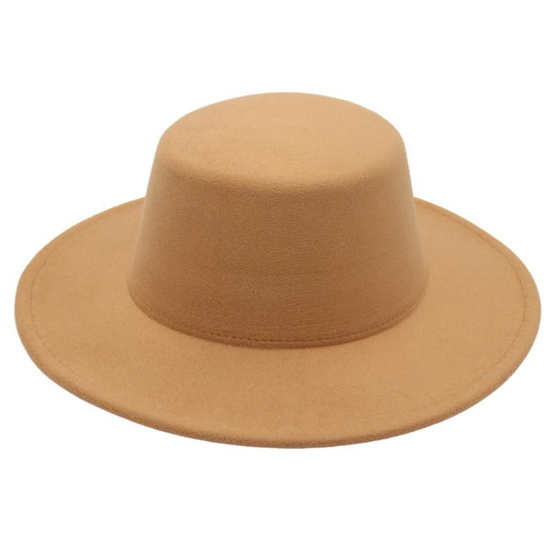 Classic British Flat Top Hat With Fabric For Retro Fashion And Outdoor Use