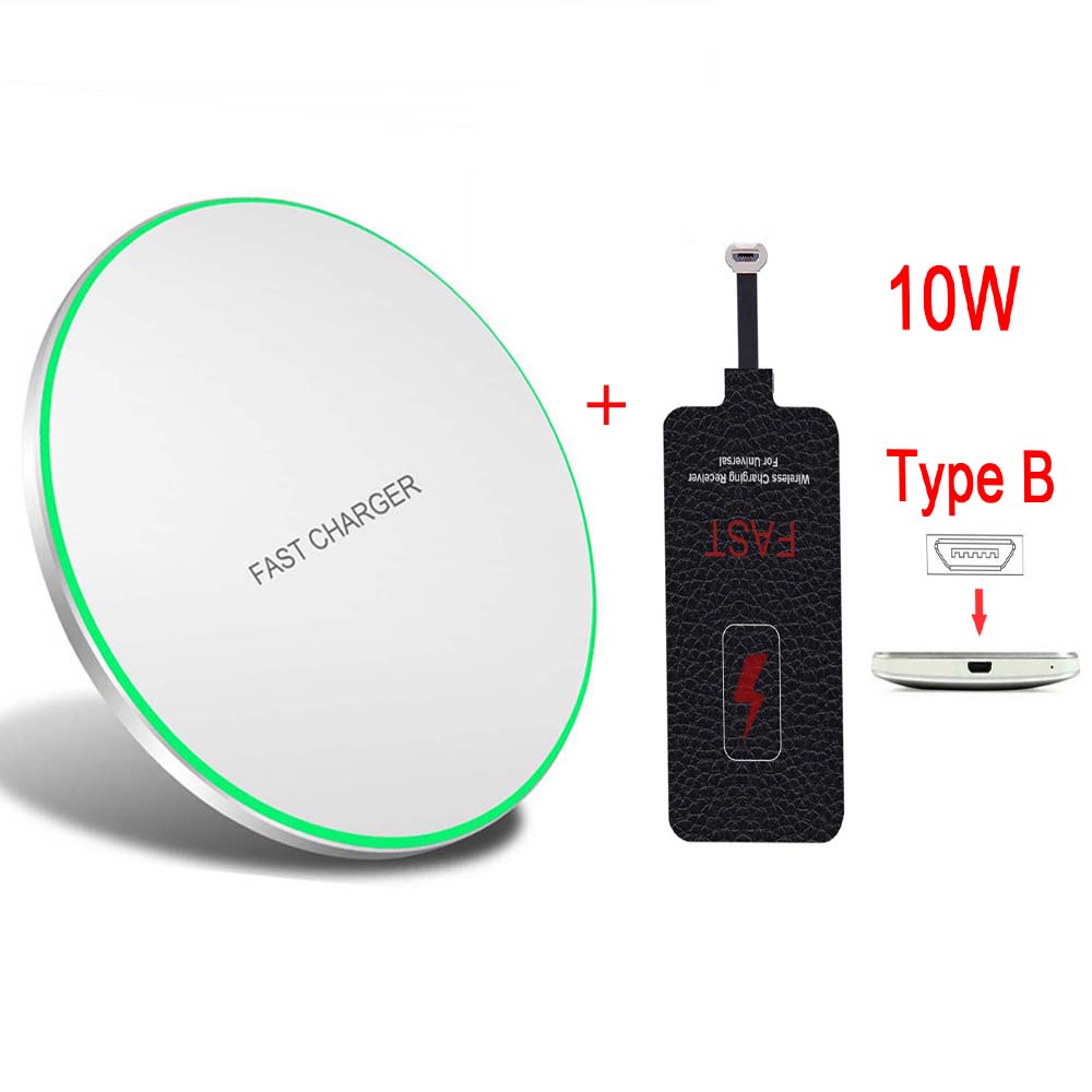 

Быстрая беспроводная зарядная станция 25 Вт, комплект адаптеров для приемника и катушки для iPhone14, 5s, 6s, 7, индукционные зарядные устройства Type-C для Samsung, Xiaomi