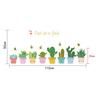 (Nikita) Cartoon Colorful Plants Line Kindergarten Children Room Wall Sticker