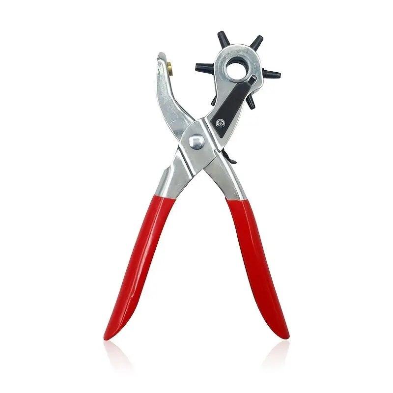 Professional Leather Punch Tool For Belts Watch Straps Handbag Multi Function Pliers