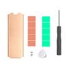 Hard Disk Heat Sink Copper Lightweight Solid State Disk Radiator 0.5mm 401W Antioxidant Set  for M.2 2242 2280 NVMe SSD