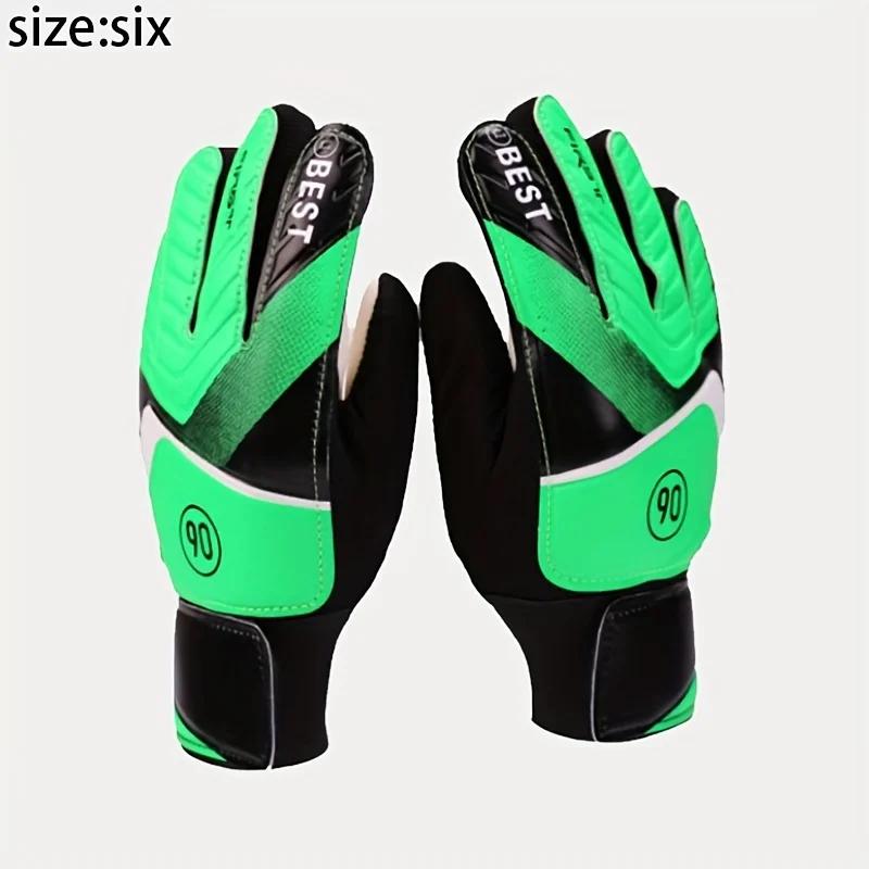

Goalkeeper Glove Latex Goalkeeper Gloves Football Protection Adults Anti-Slip Football Gloves Soccer Goalie