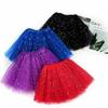 Gifts Birthday Party Ballet Dance Party Dress Tutu Dress Girls Kids 3 Layers Sparkling