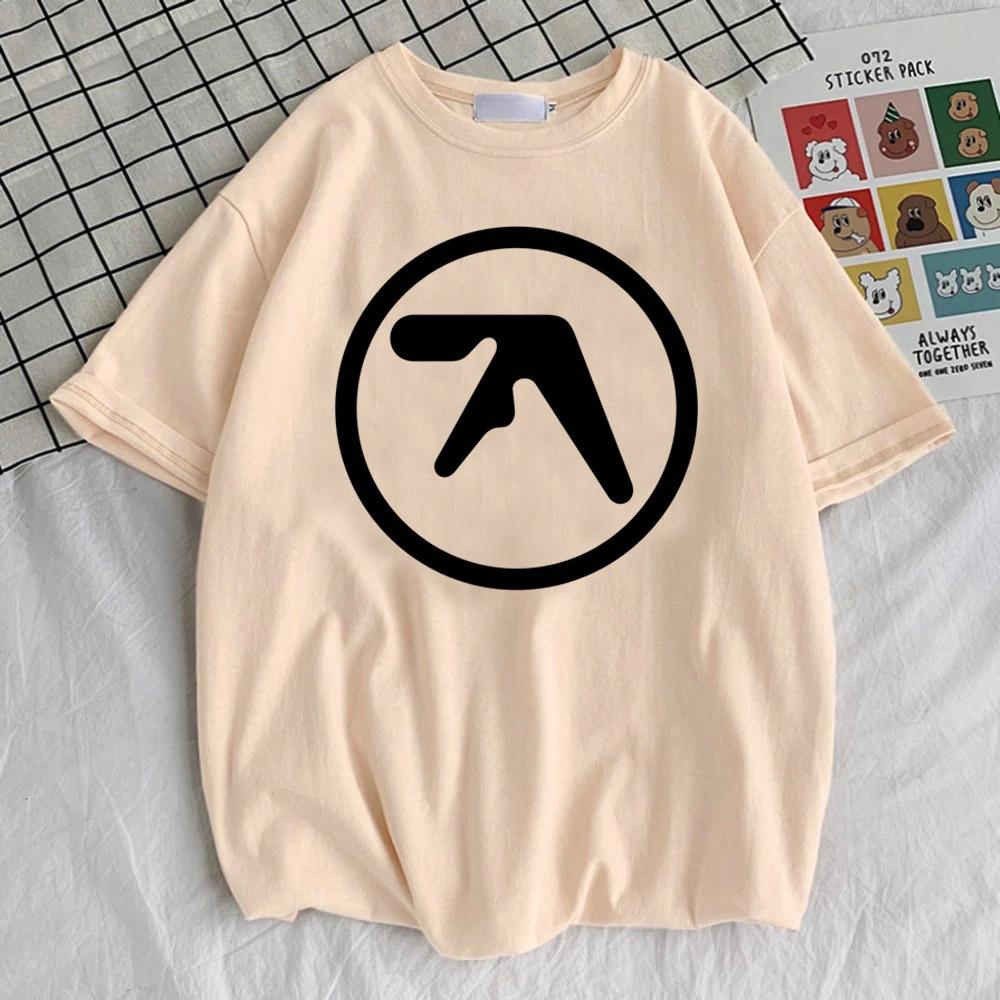 

Aphex Twin t shirt Women Vintage kawaii Classic Trendy anime t shirt kawaii Graphic Trendy Comfortable 2000s hip hop S